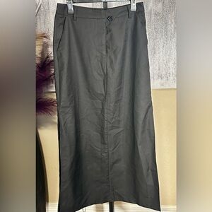 Commense Black Maxi Skirt